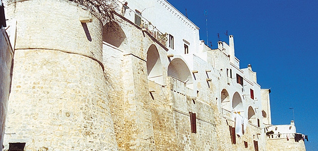 Aragonische Mauern in Ostuni